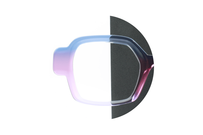 TARC02 - DEGRADE TRANSLUCIDE BLEU | ROSE